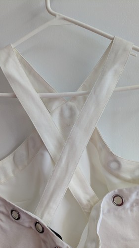 Wayne Cooper Dress Women's Sz 10 White Halter Neck A-Line Lined Adjustable Strap - Imagen 6 de 24