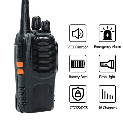 Funkgeräte set.BF 888S,mit zubehör,16 Kanal fertig Programiert im PMR ...