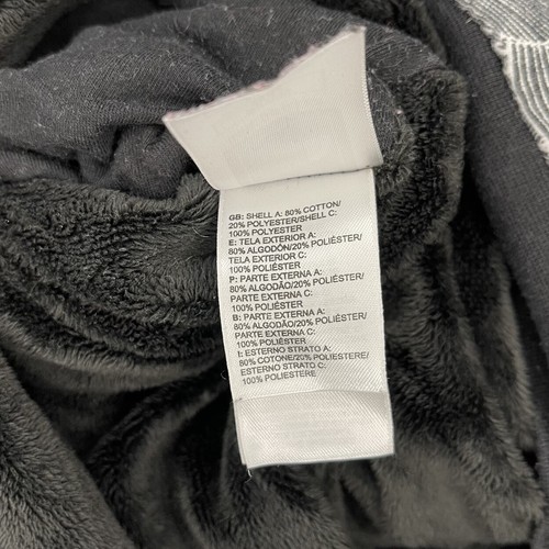 The North Face Girl's Size XL (18) Osito Fleece Reversible Hoodie Black White - Picture 9 of 9