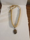 Handmade Hemp Knot Necklace Sterling 925 Tiger Eye Pendant Boho Healing 18"-24"