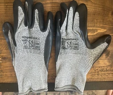 Amazon Basics Gloves ECO-Latex Palm Coated HPPE Shell 13-Gauge XXL  NEW Sz 11