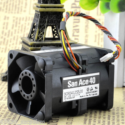 SANYO Brushless Fan 9CR0412S520 DC12V 1.1A Chassis Cooling Fan