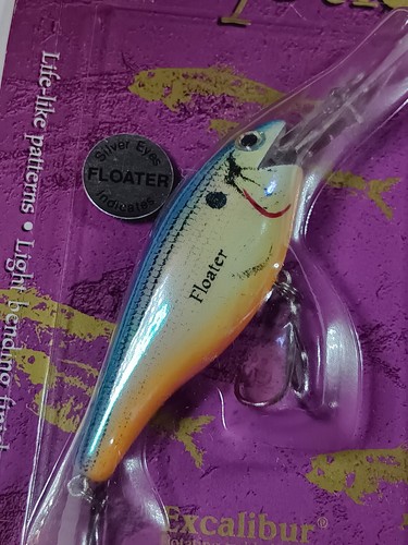 Rebel fishing lures Tracdown Minnow & Mystic Shad pair. Trout, Cod, Bass lures - Picture 15 of 17