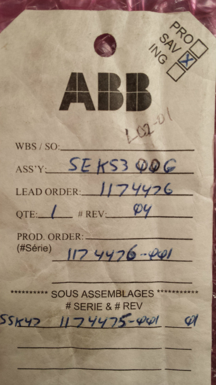 ABB SEKS53005