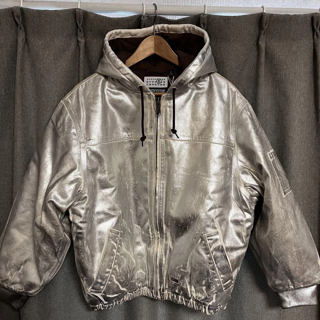 Veste à capuche Supreme MM6 Maison Margiela Foil NEUVE TAILLE S édition limitée affiche