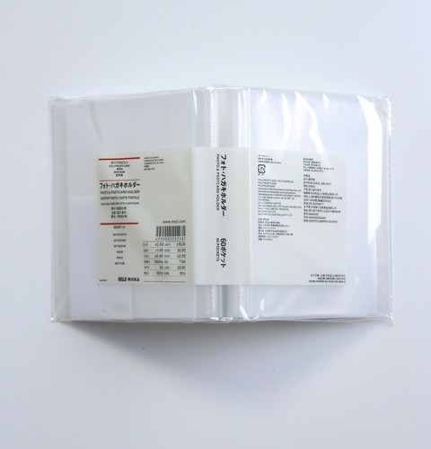 MUJI Photo &Postcard Holder Support for 4R 6×4 inch size 60 pockets PHOTO ALBUM - Picture 3 of 9
