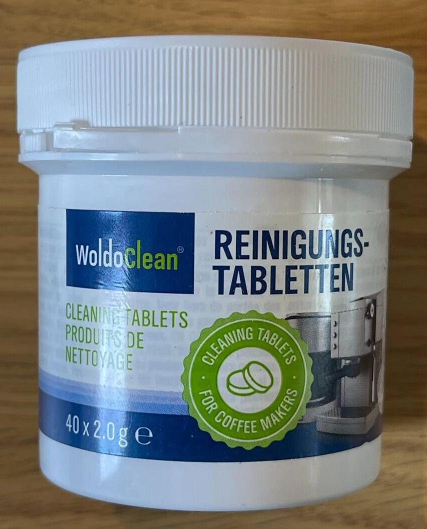 Woldoclean Cleaning Tablets for Fully Automatic Coffee Machines