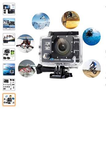 Wifi 4K Ultra HD Sport Action Camera DVR DV Waterproof Camcorder - Picture 8 of 12