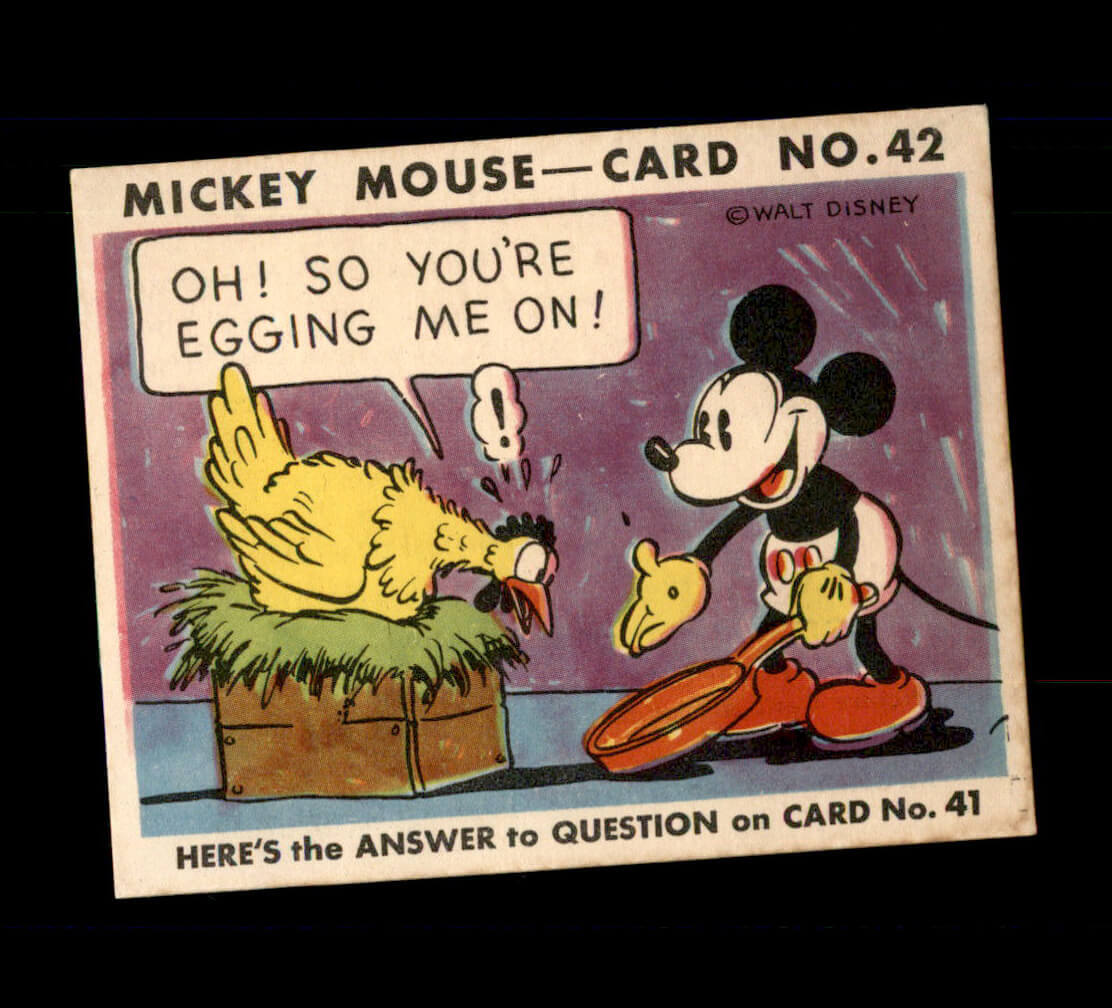 30s mickey mouse old maid card ミッキーマウス 30s mickey mouse old maid card ミッキーマウス