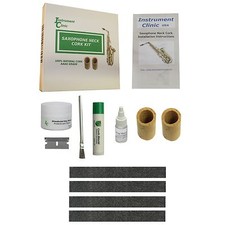IC Tenor Saxophone Natural Neck Cork Kit, Seamless Maintenance Items