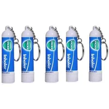 Vicks Inhaler Nasal Congestion Vapor For Cold Allergy Instant Relief  0.5ml 5-Pk
