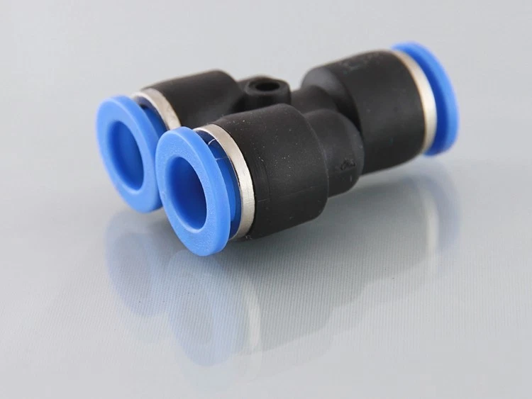 KELM 6mm to 4mm Unequal Reducing Y Push in Fitting Connector