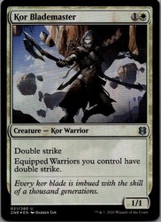 Kor Blademaster #21 Zendikar Rising Foil