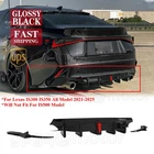For Lexus IS300 IS350 21-2025 JDM Glossy Black Rear Bumper Diffuser W/ Led Light