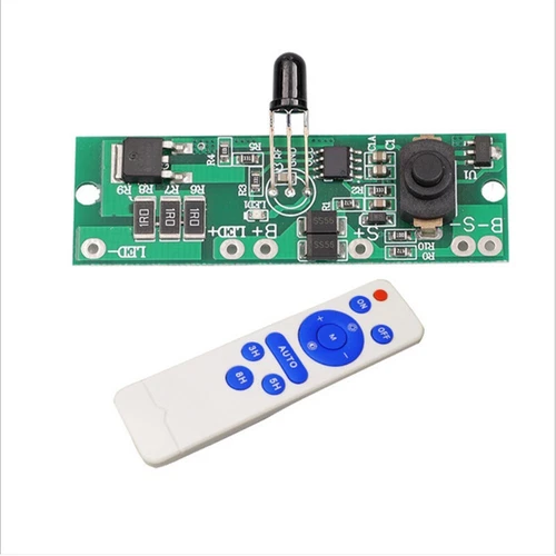 3 2V 3 7V Solar Light Control Panel with Remote and Auto Power Reduction