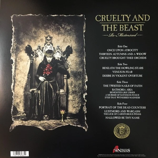 Cradle Of Filth - Cruelty And The Beast (Re-Mistressed)-2019 (M/[M) - "Vinyl Rec - Image 2 of 4