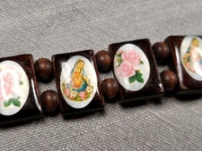 Vintage Bracelet St Therese Of Lisieux Religious Christian Gift B89