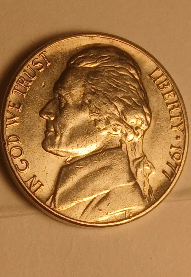 Монета номиналом 5 центов с изображением Джефферсона с полными ступеньками! Монета номиналом 5 центов 1977 с высоким качеством, нужна коллекционерам - Изображение 4 из 4