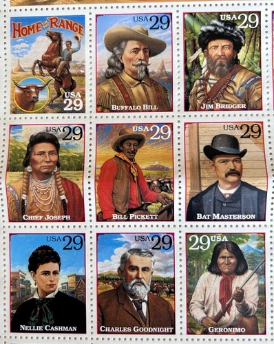 Collectable 25, 29 Cents USA Stamps. Legends of The West Native American Indians