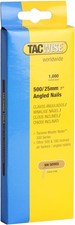 Tacwise 0480 Type 500 (18G) / 25 mm Galvanised Angled Brad Nails for 400ELS, 26°