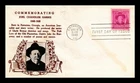 DR JIM STAMPS US COVER JOEL CHANDLER HARRIS FDC SCOTT 980 CROSBY PHOTO CACHET