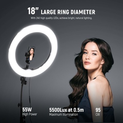 Neewer 18'' Dimmable SMD LED Ring Light Kit