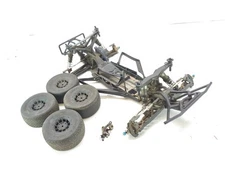 Losi 22SCT 1/10 2wd Short Course Truck Roller Slider Chassis Used Dirty