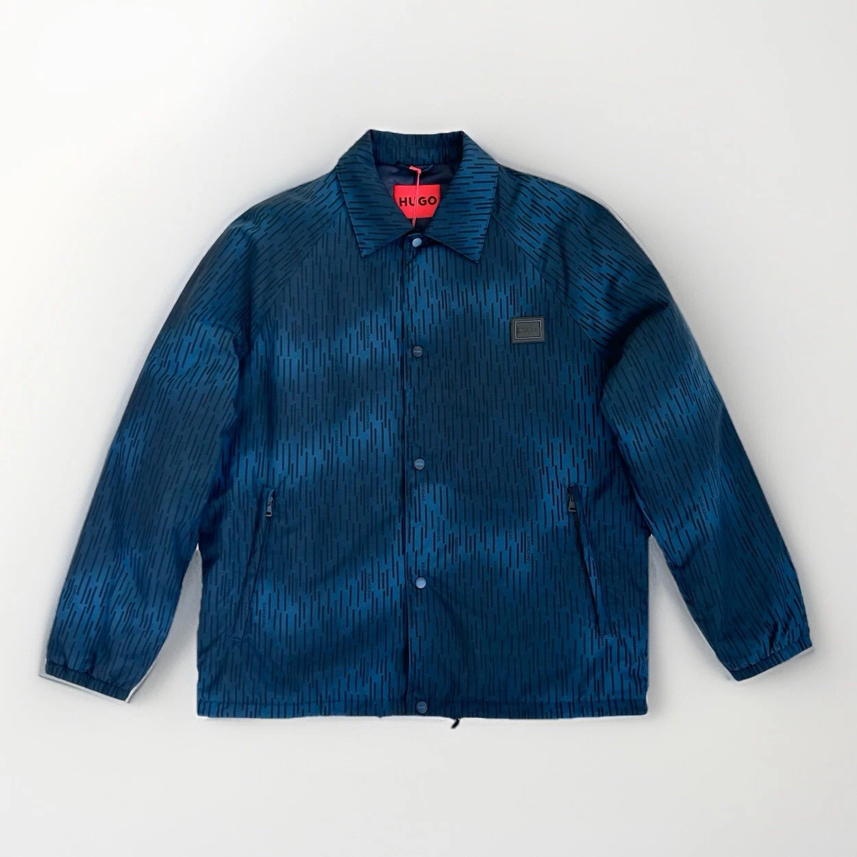 Hugo Boss HUGO Men's Overshirt Coach Jacket Blue Padded Button Up Logo New £269
Opens in a new windo