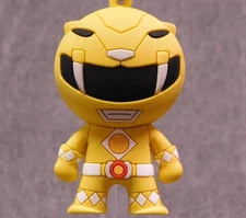 Power Rangers NEW * Yellow Ranger Clip * Blind Bag Series 2 Key Chain Monogram