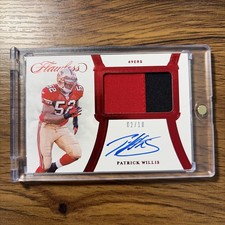 2020 Panini Flawless Patrick Willis Patch Auto /10 49ers LEGEND 👀🔥 #PA-PWI