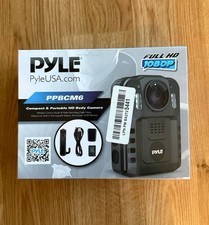 Pyle Police Security Video Compact Camera HD 2304x1296p Rechargeable Wireless