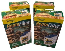 Tetra ReptoFilter Cartridges, Large - 12 Total Cartridges 4 Boxes W/ 3 Ea New