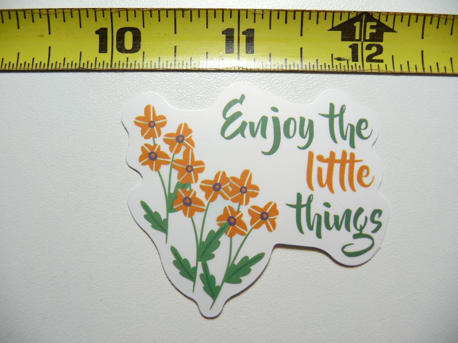 ENJOY THE LITTLE THINGS #1 DECAL STICKER MOTIVATIONAL POSITIVE ATTITUDE MOTIVATE