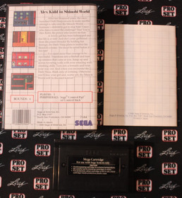 Alex Kidd in Shinobi World (Sega Master System) NTSC RARE Blue Label WITH CASE!