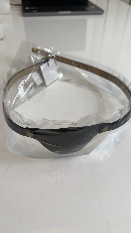 Pirate Sailor Captain Genuine Black Leather Eye Patch Costume Mask - Image 2 of 4