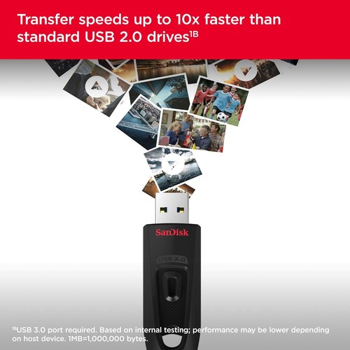 SanDisk 32GB Ultra USB 3.0 Flash Drive, stick, memory stick with - 第 2/7 張圖片