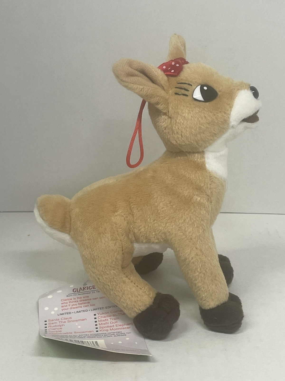 Vintage CVS 7” Clarise from Rudolph Island of Misfit Toys Plush 1998 w/tags