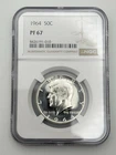 1964 Proof Kennedy Half Dollar 50C NGC PF67 Silver Proof Certified