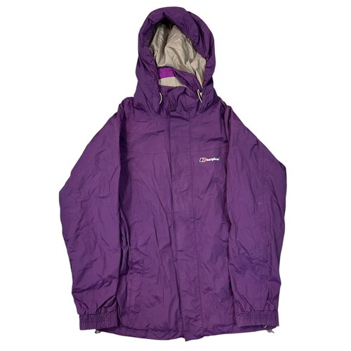 Berghaus Aq2 Jacket Walking Hiking Waterproof Rain Outdoor Purple Womens Uk10