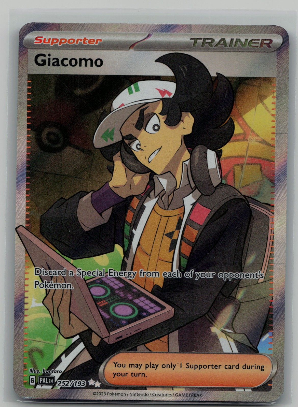 Giacomo - Ultra Rare SV02: Paldea Evolved 252/193 NM