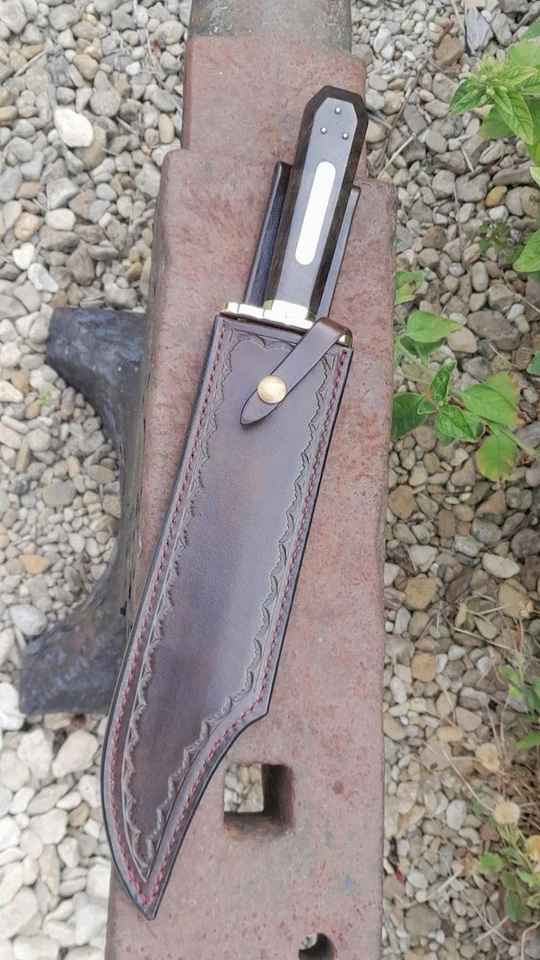 Cuchillo de caza Midnight Ranger vintage mango ataúd combate trinchera cuchillo réplica Foto 3 de 3