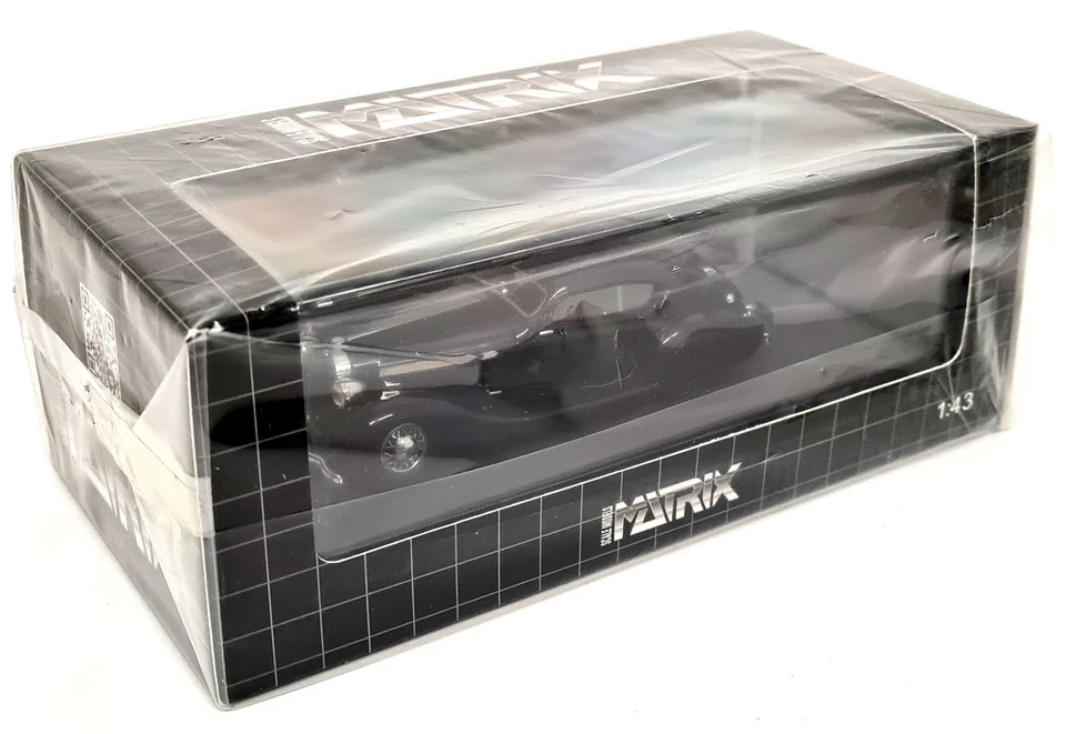 Matrix 1/43 Delage D8-120 Aerosport Coupe 1937 Grey Metallic Scale Model Car - Image 2 of 4