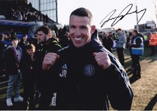 Football - John Rooney - Hand Signed A4 Photograph - Macclesfield - COA