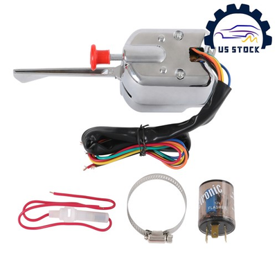 #ad 12V Chrome Universal For GM Ford With Flasher Street Hot Rod Turn Signal Switch $18.83