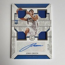 2020-21 Panini Chronicles Cornerstones Josh Green Rookie Patch Auto #RC-JGR /99