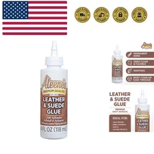 Leather & Suede Glue, Adhesive For Crafts, Embellishments, Light Repairs, Lea...