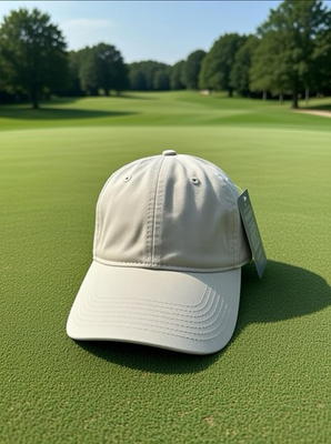 #ad #ad Greg Norman Gray Blank Front Shark Logo Strapback Golf Hat Cap New With Tags $14.99