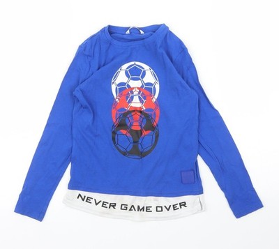 Basic-T-Shirt Jungen UK-Größe 6 Jahre Pep&Co blau