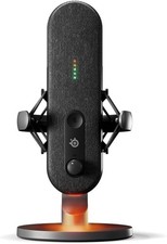 SteelSeries Alias USB Mic Gaming Streaming Podcast AI Noise Cancelling Black ONU
