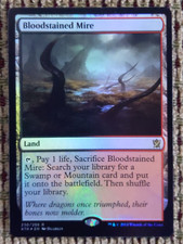 Bloodstained Mire – FOIL – Strong NM | Khans of Tarkir | 2014 Fetch Land Premium